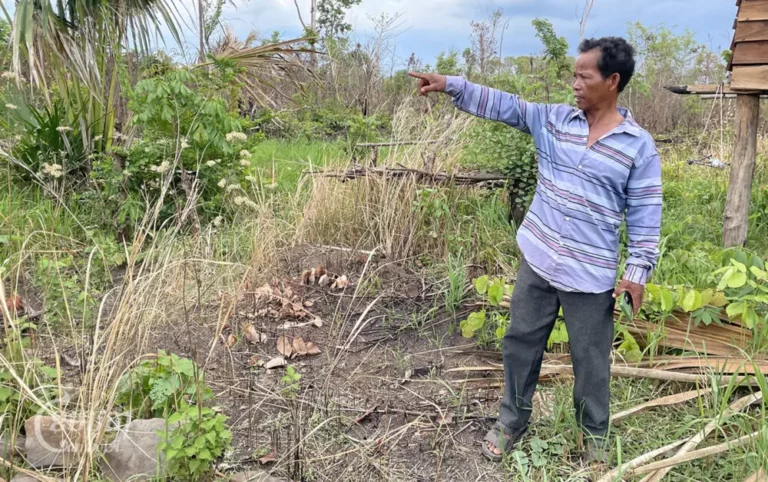 Uk Mao, an environmental reporter based in Stung Treng province, was charged with incitement and public defamation. He was released on bail on Sunday. Photo taken on May 19, 2024. (CamboJA/Men Chanthy)