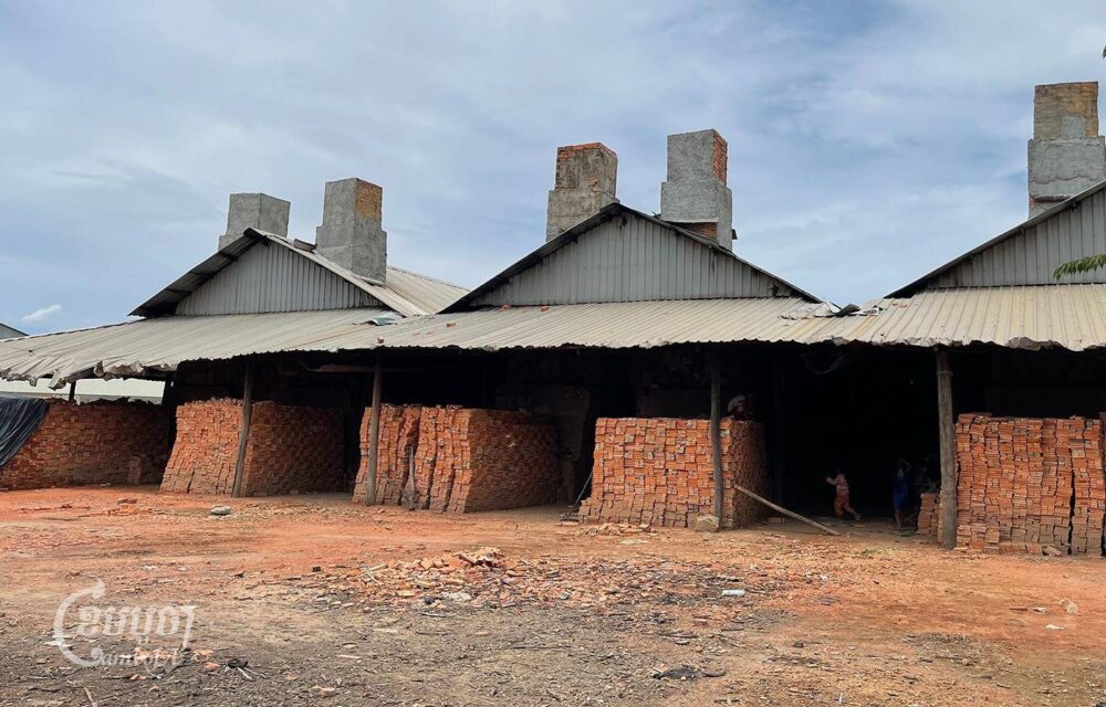 A brick factory on the outskirts Phnom Penh, on July 20, 2021. (CamboJA/Khuon Narim)